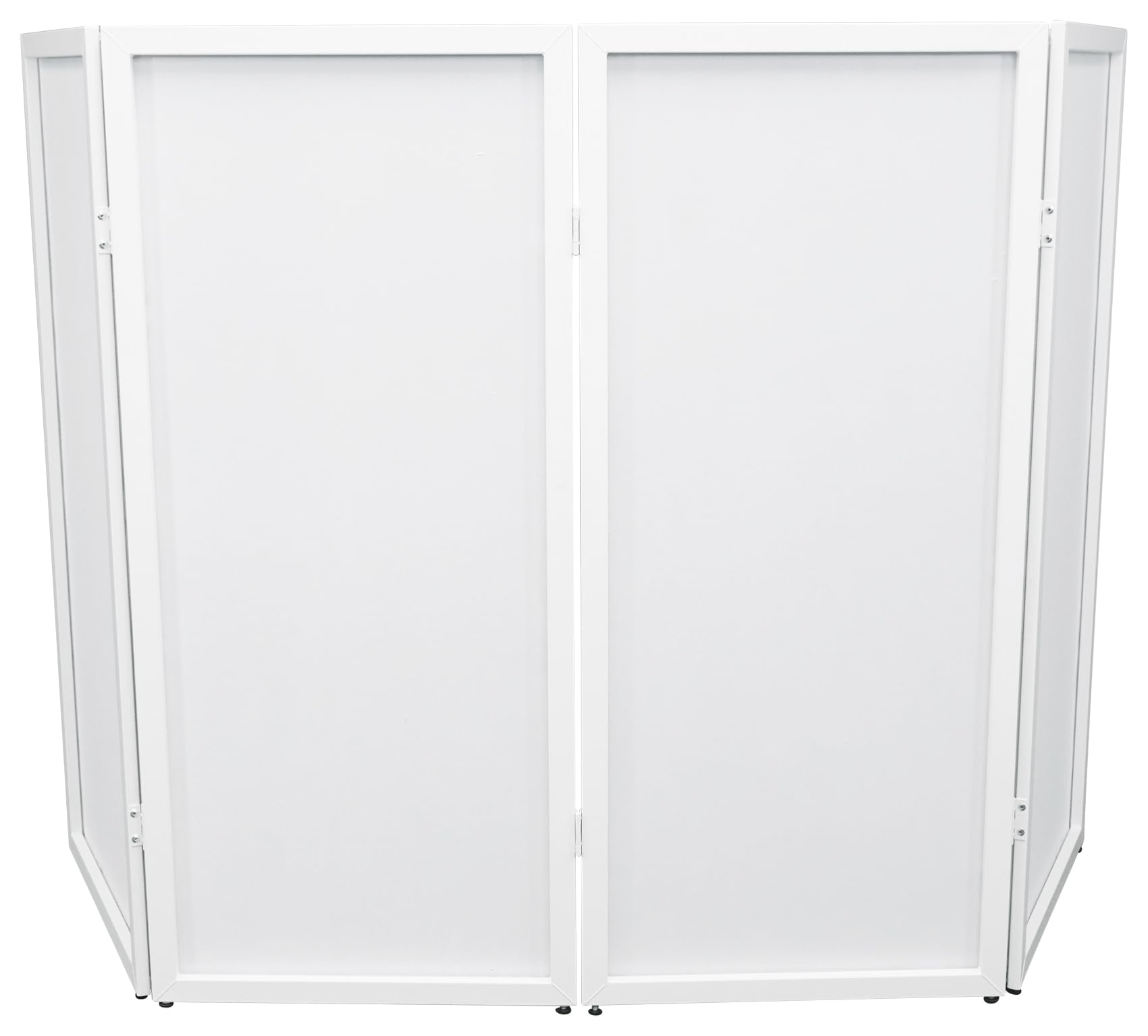 ホワイトプリーツデザインフレーム Amazon.com: Rockville RFSSW White DJ Event Facade, 4 Panels, Built